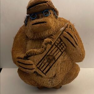 Brown Decor tiki coconut head